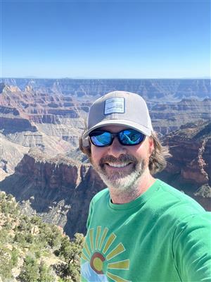 selfie at the Grand Canyon