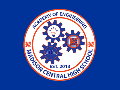   Madison Central's Academy of Engineering Logo