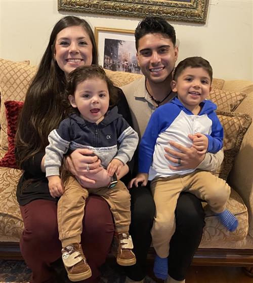 Mr. Delgado and family