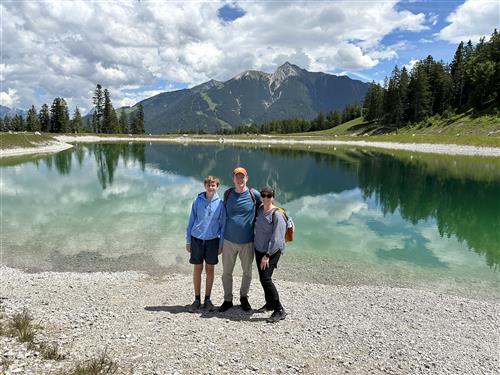 Bacon Family in Austrian Alps
