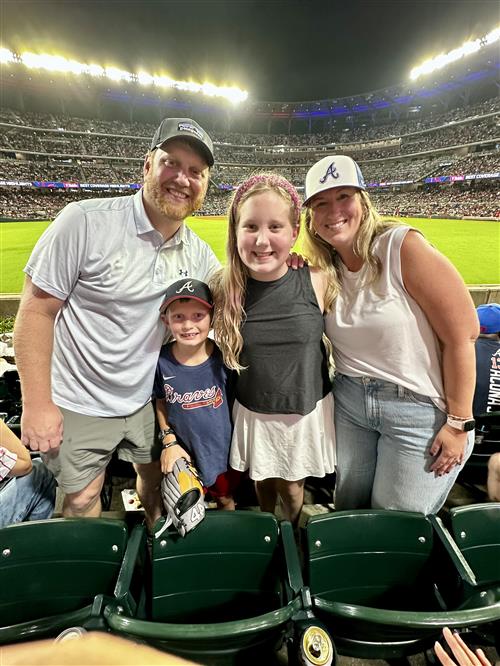 wood fam at game