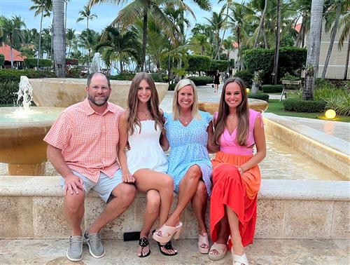 In Punta Cana with my family