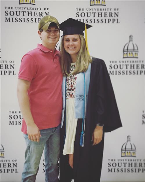 Katie and Nick at graduation Katie and Nick at graduation
