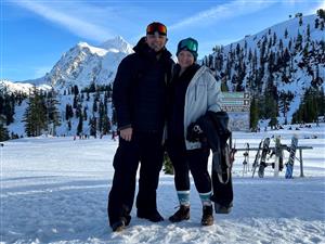 skiing